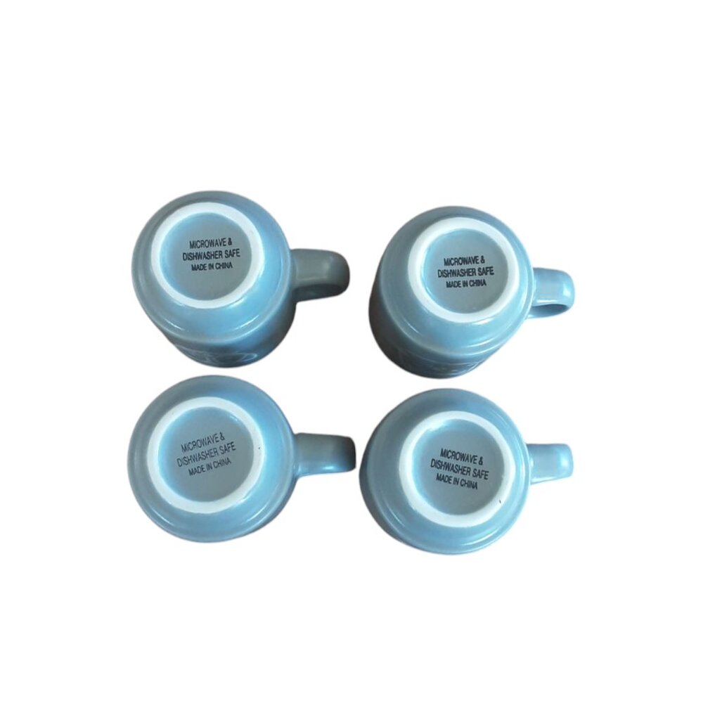 4 Stackable Expresso Mini Cat Mugs - Picture 5 of 5
